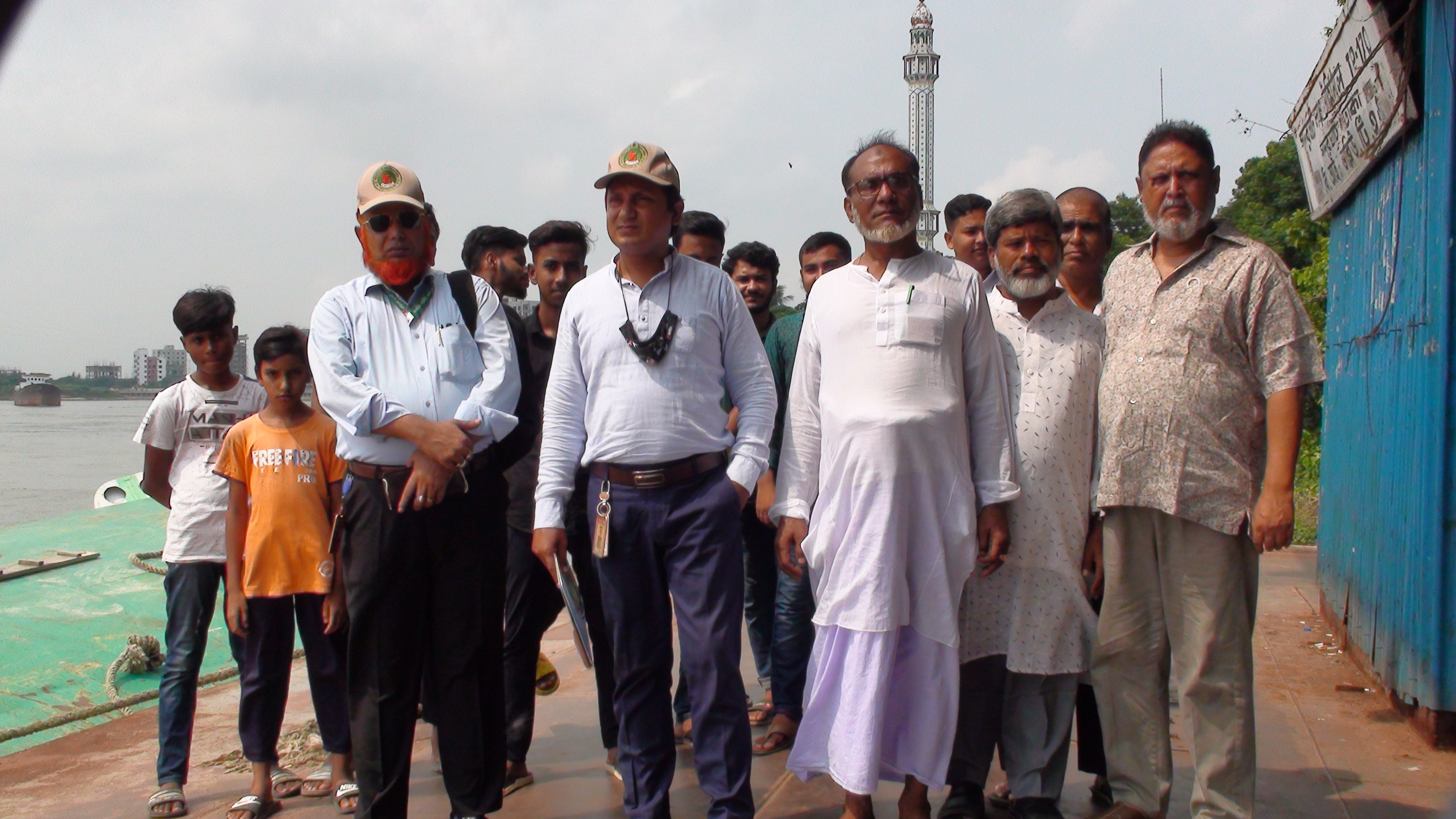 বুড়িগঙ্গা নদী পরিদর্শন।
